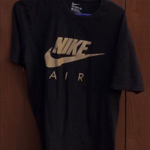 Black and Gold Nike tee shirt